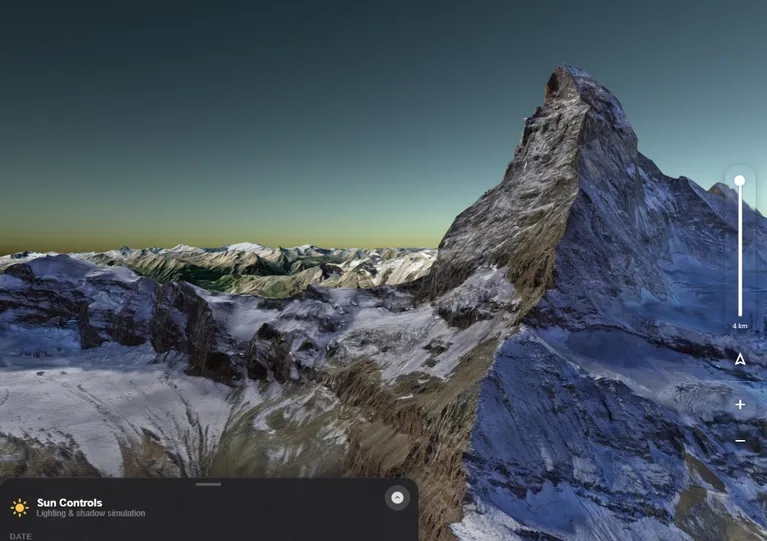 3D terrain planning view in Trailamo